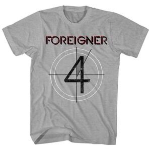 Foreigner T-Shirt 4 Album Art Foreigner Gray Shirt